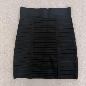 BCBG Sylvie bandage skirt - black